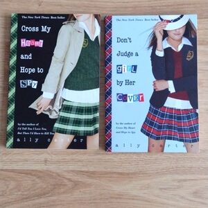 Ally Carter Duo Novels both First Editions New